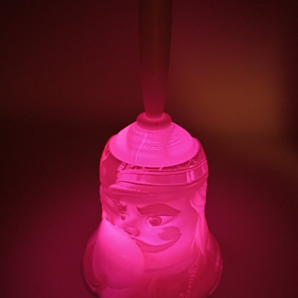 3D Printed Nutcracker Lithophane Lighted Bell, Christmas Night Light, Christmas - Picture 5 of 8